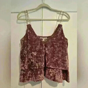 Express Velour Crop Top Tank